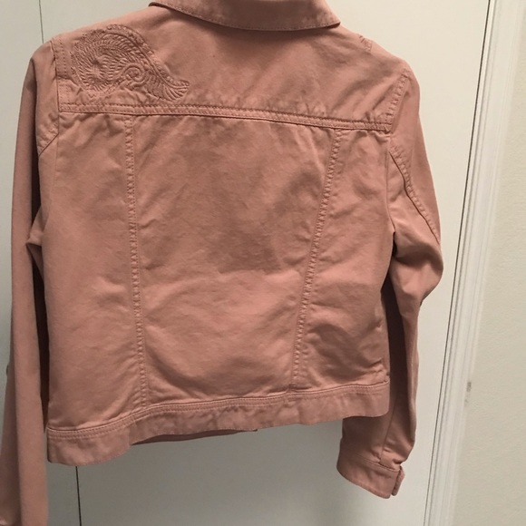 Paisley Embroidered Denim Jacket - Picture 3 of 7